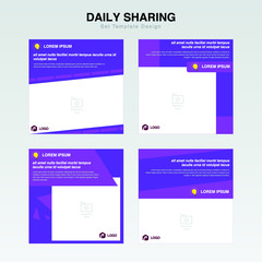 Set Cover information and knowledge Template for social media