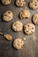 Cookies cacahuètes et chocolat