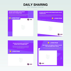 Set Cover information and knowledge Template for social media