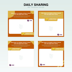 Set Cover information and knowledge Template for social media