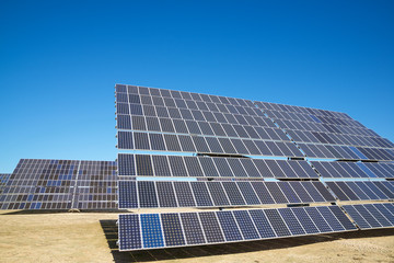 Obraz premium Photovoltaic panels view