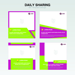 Set Cover information and knowledge Template for social media