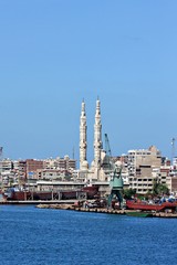 Naklejka premium Skyline von Suez