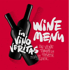  Wine Menu Vector Design