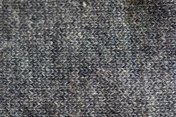 Cotton fabric for socks. Macro photo.