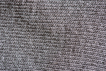Cotton fabric for socks. Macro photo.
