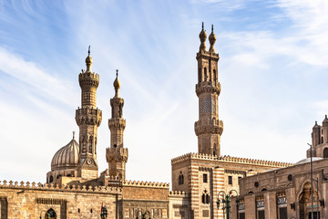 Fototapeta na wymiar Al-Azhar Mosque in Cairo, Egypt