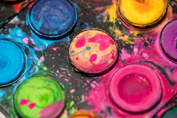 Watercolor palette
