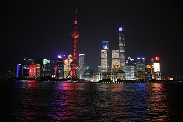 Shanghai Skyline at Night - 335620509