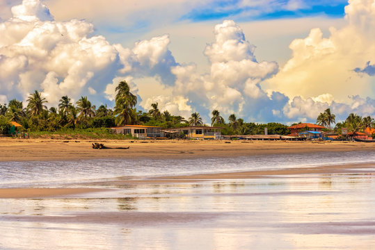 The beach El Rompio on Azuero Peninsula, Panama.