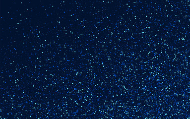 Silver Xmas Digital Sparkle Template. Blue 