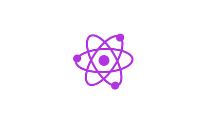 Best atom icon on white background,New atom icon