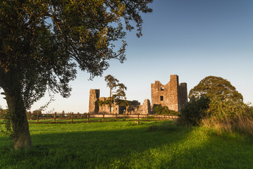 bective abbey in ireland landscape