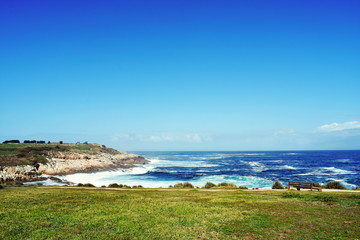 Fototapeta na wymiar view of the coast of coruña, Galicia. Spain. Europe. 