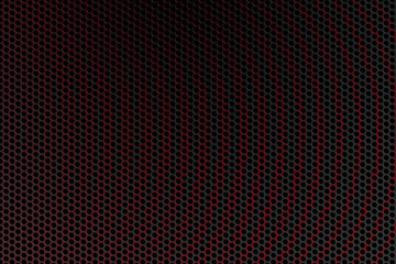 perforated metal texture background design. Dark red metal perforated texture. Black and red abstract background. abstract steel. Vector 3D. EPS10. 
