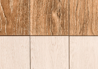 Colored wood coating with an abstract pattern in brown and white texture
