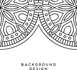 luxury ornamental mandala design background