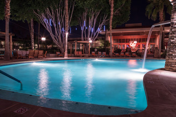 Swimming Pool at Night