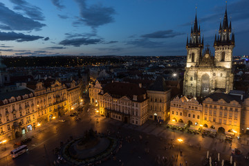 Fototapeta na wymiar Prague by night