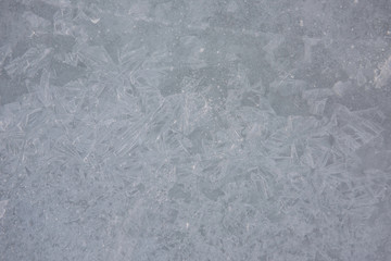 texture of ice frozen water winter christmas background 