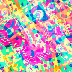 Doodles vector pattern. Doodle pattern. Abstract ethnic elements background. Trendy summer pattern. Funny ornament. Unusual colorful pencil effect doodle. Zentangle pattern. Graffiti style.