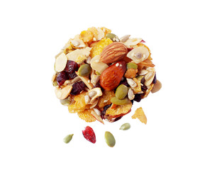 Homemade Cereal Cookies on with Background., Die cut photo