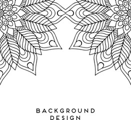 luxury ornamental mandala design background