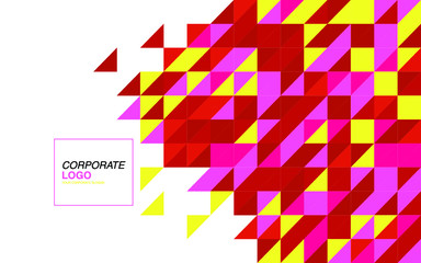 modern business brochure leaflet flyer cover template. Abstract diagonal background lines.