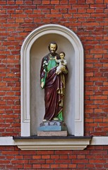 Heiliger Joseph mit Kind im Wawel, Krakau, Polen