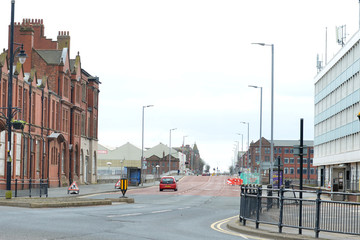 Michelson Bridge Road, Barrow in Furness, Cumbria, England, United Kingdom