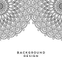 luxury ornamental mandala design background