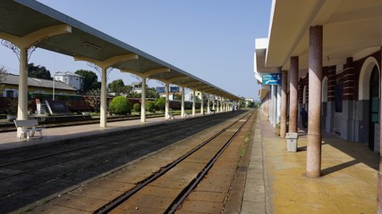 hue train station in vietnam