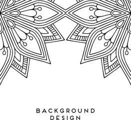 luxury ornamental mandala design background