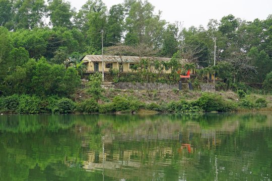 River Bank From Perfume River In Hue