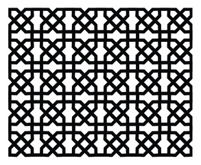 Arabic pattern seamless background. Geometric muslim ornament backdrop.  vector illustration of islamic texture
