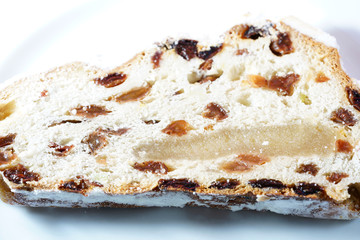 piece of cake on a plate