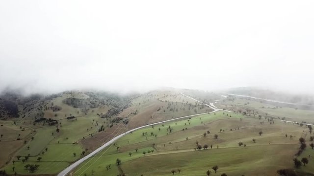 aerial mountain shoot with drone