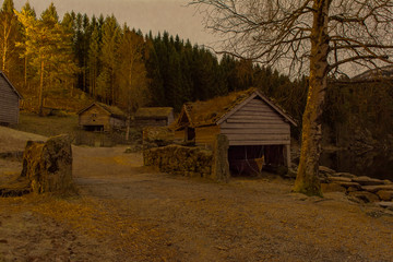 Old farm houses