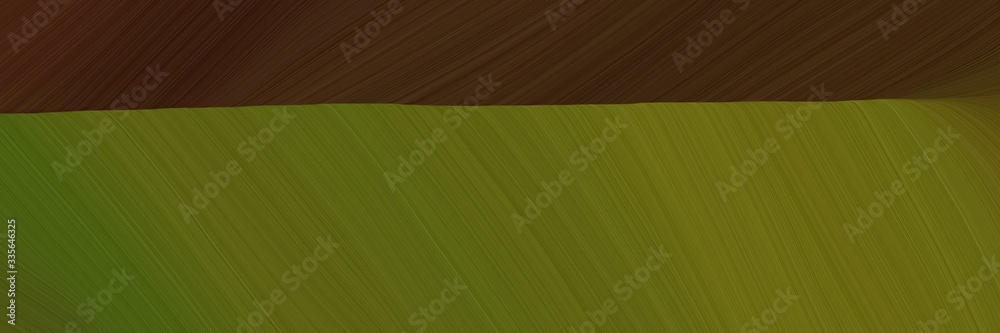 Poster elegant abstract curved lines colorful banner with dark olive green, very dark pink and old mauve co