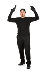 Burglar: Thief Confronted By Police