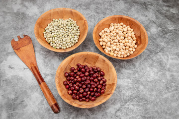 frijol, garbanzo, garbanzo verde,