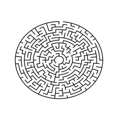 A circular maze with no solution, 13 corridors wide