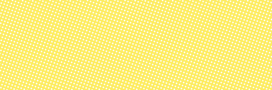 Vector comic book background with polka dot pattern in retro pop art style. Long horizontal banner