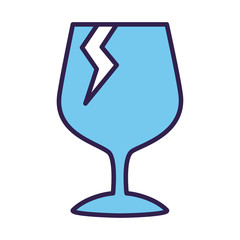 fragile symbol line and fill style