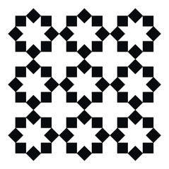 Geometric pattern background vector illustration. black grey white pattern background