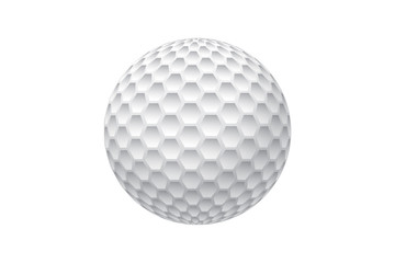 golf ball isolated on white
