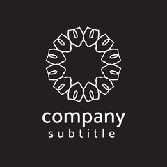 Fototapeta premium logo ornament with premium design