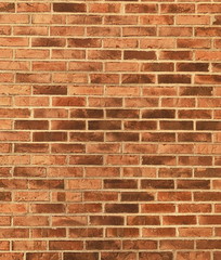 Vibrant Red Brick Wall Background