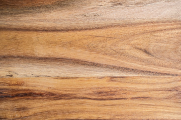 Textured stained wood background, flat lay