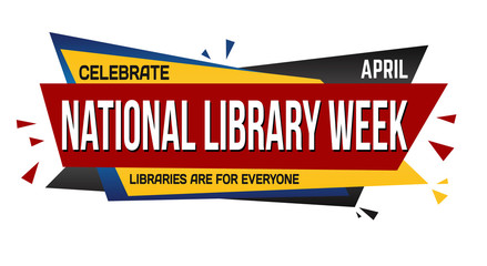 National library week banner design